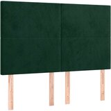  Okvir za krevet bez madraca tamnozeleni 140x200 cm baršunasti | shoptok.hr