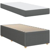 Krevetna konstrukcija Tamno siva 100 x 200 cm tkanina | shoptok.hr