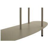 Mauro Ferretti Sivo-bež kovinska stranska mizica 34x118 cm Saturn – | Shoptok.si