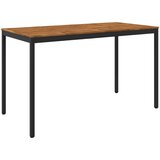  Stol za bar u vrtu Prirodna i crna 180 x 88,5 x 105 cm | shoptok.hr