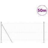  Heksagonalna ograda s betonskom osnovom 50 x 1 m Srebrna Mreža | shoptok.hr
