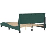  Okvir za krevet s uzglavljem tamnozeleni 140x200 cm baršunasti | shoptok.hr