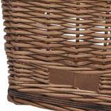 vidaXL Kolesarska košara s pokrovom 55x31x36 cm naravna vrba | Shoptok.si