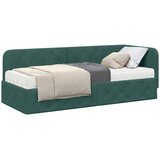  Kutni okvir kreveta Tamnozelena 80 x 200 cm Baršun | Eponuda.com
