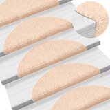 vidaXL Samolepilne preproge za stopnice 5 kosov rjave 56x17x3 cm Cene