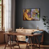  Slika - Painting by Henri Matisse (colour lithograph) 90x60 U crnom drvenom okviru | shoptok.hr