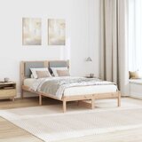  Krevetna konstrukcija s uzglavljem Svijetlo siva 120 x 200 cm | Eponuda.com