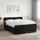  Boxspring krevet s madracem Crna 200 x 200 cm Baršun | shoptok.hr
