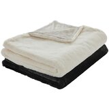 Joop! krznena odeja 130/170 cm krem barve, bela | Shoptok.si