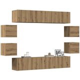 Furnova 8 kosov stenske TV omarice Artisan Oak Engineered Wood, (21924907) | Shoptok.si