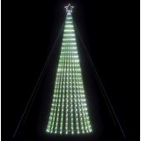 vidaXL Osvetljena novoletna jelka stožec 1028 LED hladno bela 403 cm | Shoptok.si