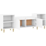 TV ormarić bijeli 160 x 35 x 55 cm od konstruiranog drva | Eponuda.com