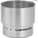 UNIPRODO Vrtni kamin z jekleno rešetko za žar 55 x 55 x 48 cm, (21831922) | Shoptok.si