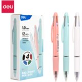 Deli HEMIJSKA OLOVKA PASTELNA 4u1 plavi, crni, crveni i zeleni ispis 0.7mm EQ181 | Eponuda.com