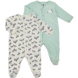 Petit Bateau Pižame & Spalne srajce LOT PYJAMA X2 Zelena Cene