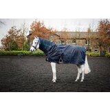 Horseware Ireland Dežno jahalno pregrinjalo Rambo Mack in a Sack navy/burgundy - XL Cene