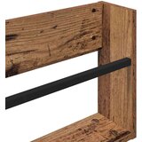  Polica za časopise s policom 2 pcs Staro drvo 60 x 12 x 30 cm | shoptok.hr