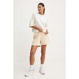 Puma Pamučna majica za žene, boja: bež | shoptok.hr