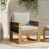  Srednja sofa za van Čvrsto drvo akacije Prirodna | shoptok.hr