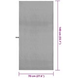  Sportski Ručnici 2 pcs Tamno siva 140 x 70 cm | shoptok.hr