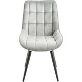 MID.YOU STOL, kovina, tekstil siva, črna | Shoptok.si