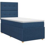  Boxspring krevet s madracem Plava 90 x 190 cm Tkanina | shoptok.hr
