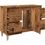 Ormarić za umivaonik boja drva 80x33x60 cm konstruirano drvo | Eponuda.ba