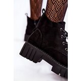 Sergio Leone Suede Warm Lace-Up Boots Black Bjorg | Shoptok.si