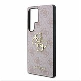 Guess PU 4G Metal Logo Zadní Kryt pro Samsung Galaxy S25 Ultra Pink Ovitek za telefon Vijolična | Shoptok.si