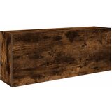 Furnova Kopalniška stenska omarica dimljen hrast 100x25x40 cm inž. les, (21948314) | Shoptok.si