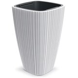 Prosperplast Saksija Oro DHOS 300, Kvadratna, Bela | Eponuda.com