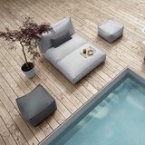 Blomus Svijetlo siva vrtna ležaljka Cloud, 120 x 190 cm | shoptok.hr