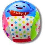 Soft Ball With Rattle For Toddlers Colorful 9cm | Shoptok.si