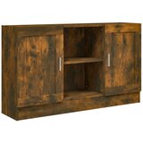Maison Chic Komoda - Predalnik dimljeni hrast 120x30,5x70 cm konstruiran les, (21718550) Cene