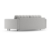 Cosmopolitan Design Svetlo siva raztegljiva sedežna garnitura s prostorom za shranjevanje iz tkanine bouclé 222 cm Bali – | Shoptok.si