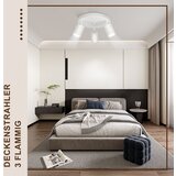 Nettlife 3 bele okrogle GU10 kovinske nastavljive stropne svetilke za hodnik, dnevno sobo, spalnico in kuhinjo, (22116924) | Shoptok.si