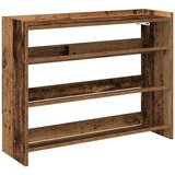  Stalak za cipele boja staro drvo 80x25x62 cm konstruirano drvo | shoptok.hr