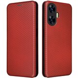 INORCO Za Realme C55 usnjeno stojalo, držalo za kartice, ovitek za telefon s teksturo ogljikovih vlaken, (22036836) Cene
