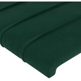  LED uzglavlje tamnozeleno 93x16x118/128 cm baršunasto | shoptok.hr