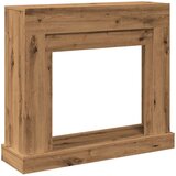 vidaXL Okvir za kamin boja hrasta 100x30x87,5 cm od konstruiranog drva | shoptok.hr