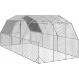  Kavez za kokoši s krovom 2,5x6x2,25 m pocinčani čelik | shoptok.hr