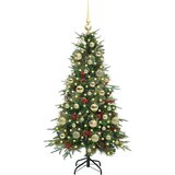 vidaXL Umjetno božićno drvce s nogom s stalakom Zelena 120 cm PE i PVC | shoptok.hr
