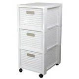 Regal za kopalnico velik s 3 predali COUNTRY bel (5000378660)