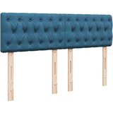 vidaXL Krevet s oprugama i madracem plavi 140x190 cm baršunasti | shoptok.hr