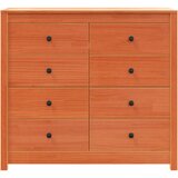  Bočni ormarić voštano smeđi 100x40x90 cm od masivne borovine | shoptok.hr
