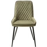 Unique Furniture Zelen žameten jedilni stol Milton – Cene