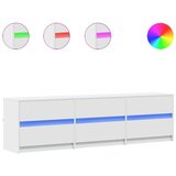 TV ormarić LED bijeli 180 x 34 x 50 cm od konstruiranog drva | shoptok.hr