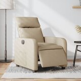Maison Chic Električni naslanjač - Relax naslanjač krem tkanina, (22061154) | Shoptok.si
