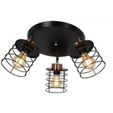 Candellux Lighting Crna metalna stropna svjetiljka Glob - Cijene