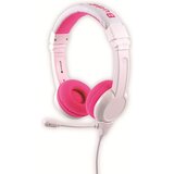 Buddyphones school+ pink roza otroške žične naglavne slušalke | Shoptok.si